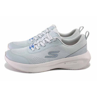 Сиви дамски маратонки, текстилна материя - спортни обувки за лятото N 100025553