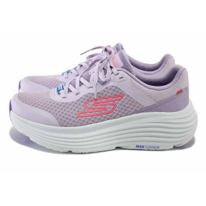 Лилави дамски маратонки, текстилна материя - спортни обувки за лятото N 100025552