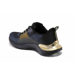 Черни дамски маратонки, текстилна материя - ежедневни обувки за лятото N 100025554