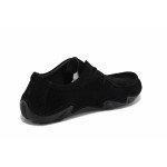 Черни дамски мокасини, естествена кожа - ежедневни обувки за пролетта и лятото N 100025512