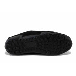 Черни дамски мокасини, естествена кожа - ежедневни обувки за пролетта и лятото N 100025512