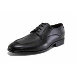 Черни мъжки обувки, естествена кожа - елегантни обувки за пролетта и лятото N 100025551