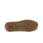 Бежови дамски обувки с равна подметка, естествена кожа - всекидневни обувки за пролетта и лятото N 100025150