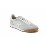 Зелени дамски маратонки, естествена кожа и текстилна материя - спортни обувки за пролетта и лятото N 100025255