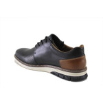 Черни мъжки обувки, естествена кожа - всекидневни обувки за пролетта и лятото N 100025268