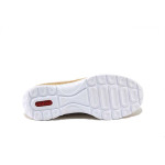 Бежови спортни дамски обувки, здрава еко-кожа - всекидневни обувки за пролетта и лятото N 100025298