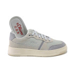 Бежови спортни дамски обувки, естествена кожа и еко-кожа - спортни кецове за пролетта и лятото N 100025402