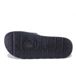 Сини джапанки, pvc материя и текстилна материя - всекидневни обувки за целогодишно ползване N 100025407