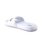 Бели джапанки, pvc материя и текстилна материя - ежедневни обувки за целогодишно ползване N 100025408