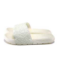 Бежови джапанки, pvc материя и текстилна материя - ежедневни обувки за целогодишно ползване N 100025410