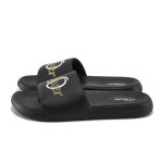 Черни джапанки, pvc материя - ежедневни обувки за целогодишно ползване N 100025413