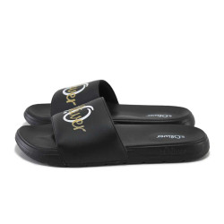 Черни джапанки, pvc материя - ежедневни обувки за целогодишно ползване N 100025413