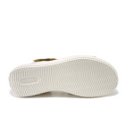 Бежови дамски сандали, естествена кожа и еко-кожа - всекидневни обувки за лятото N 100025415