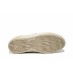 Бели спортни дамски обувки, здрава еко-кожа - спортни кецове за пролетта и лятото N 100025445