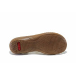 Бежови дамски сандали, здрава еко-кожа - всекидневни обувки за лятото N 100025458