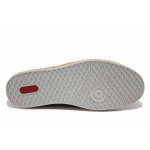 Бежови мъжки обувки, естествена кожа и текстилна материя - всекидневни обувки за пролетта и лятото N 100025545