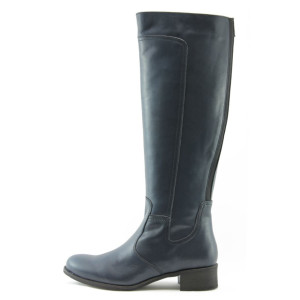 Дамски ботуши сини равни ГО 7006синKP