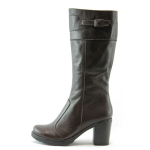 Дамски ботуши кафяви на среден ток МИ 177кKP