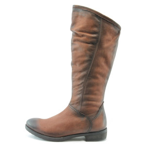 Дамски ботуши бордо равни ИО 1418БордоKP