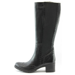 Дамски ботуши с грайфер черни ГО 0378чKP