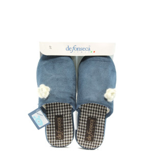 Анатомични дамски чехли домашни ДФ RAUCA синиKP