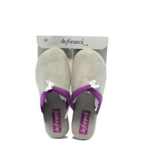 Анатомични дамски чехли домашни  ДФ BOTTEGA сивиKP