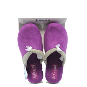 Анатомични дамски чехли домашни  ДФ BOTTEGA лилавиKP