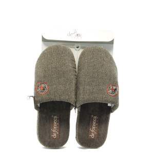 Анатомични мъжки чехли домашни  ДФ RECINTO кафявиKP