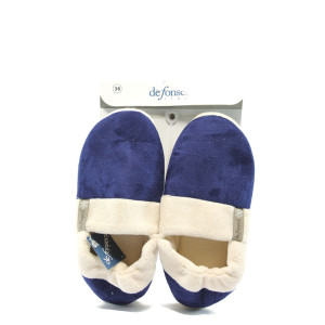 Анатомични дамски пантофи домашни  ДФ BEFANA т.синиKP