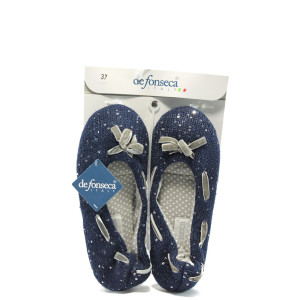 Анатомични дамски пантофи домашни  ДФ SEDOTTA синиKP