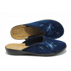 Анатомични чехли домашни МА 18617 т.синKP