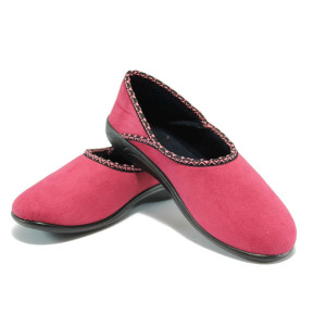 Анатомични пантофи домашни МА 18333 бордоKP