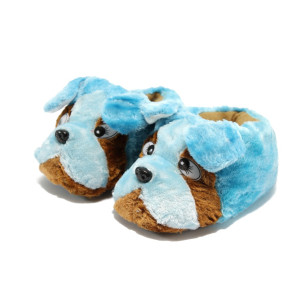 Забавни домашни детски пантофи животни КА А3 син 30/35KP
