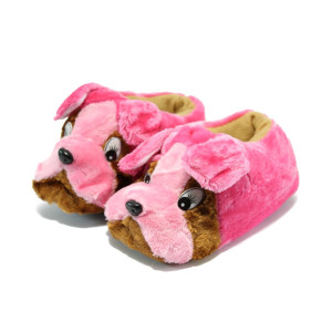 Забавни домашни детски пантофи животни КА А3 розов 30/35KP