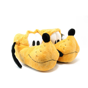 Дамски пантофи оранжеви с лика на Гуфи ДФ TOPOPLUTO орKP