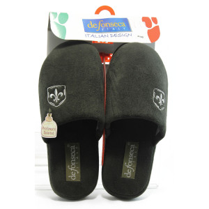 Зелени домашни мъжки чехли ДФ Ganzo т.зелениKP