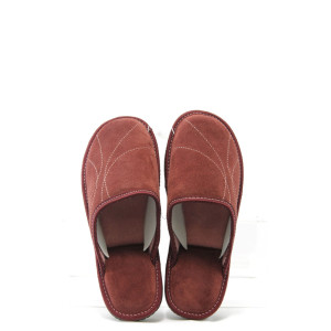 Дамски чехли домашни червени Полима 101 червениKP