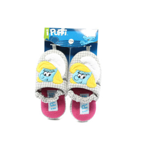 Детски домашни чехли анатомични ДФ PUFFANTE смърфиетаKP