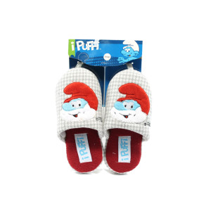 Детски домашни чехли анатомични ДФ PUFFANTE татко смърфKP