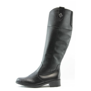 Дамски ботуши черни равни Rieker 7363чKP