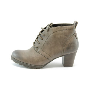 Дамски боти на среден ток кафяви Marco Tozzi 25122кKP