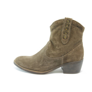 Дамски боти кафяви на нисък ток S.Oliver 25374кKP