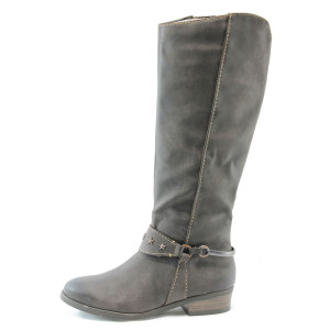 Дамски равни ботуши кафяви Marco Tozzi 25565кKP