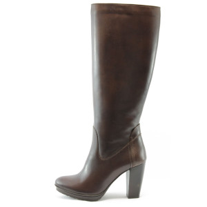 Дамски ботуши кафяви на висок ток Tamaris 25902кафеKP