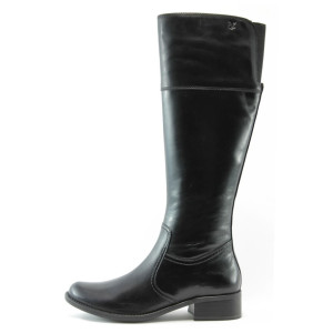 Елегантни дамски ботуши черни Caprice 25521чKP