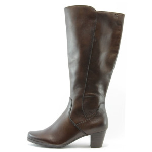 Дамски ботуши кафяви на среден ток Caprice 25519кKP