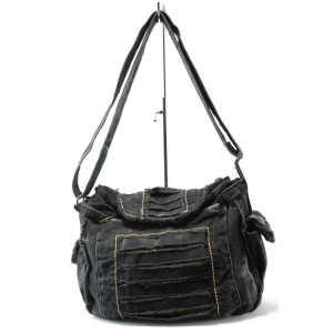 Дамска чанта черна дънкова ФР 9KP