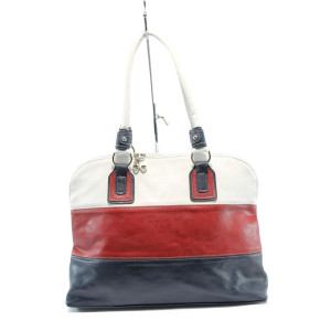Дамска чанта АИ 021 бял-червен-синKP