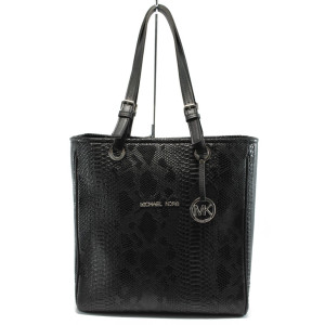 Черна дамска чанта АИ 311 черна анакондаKP