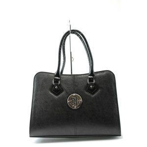 Елегантна черна дамска чанта